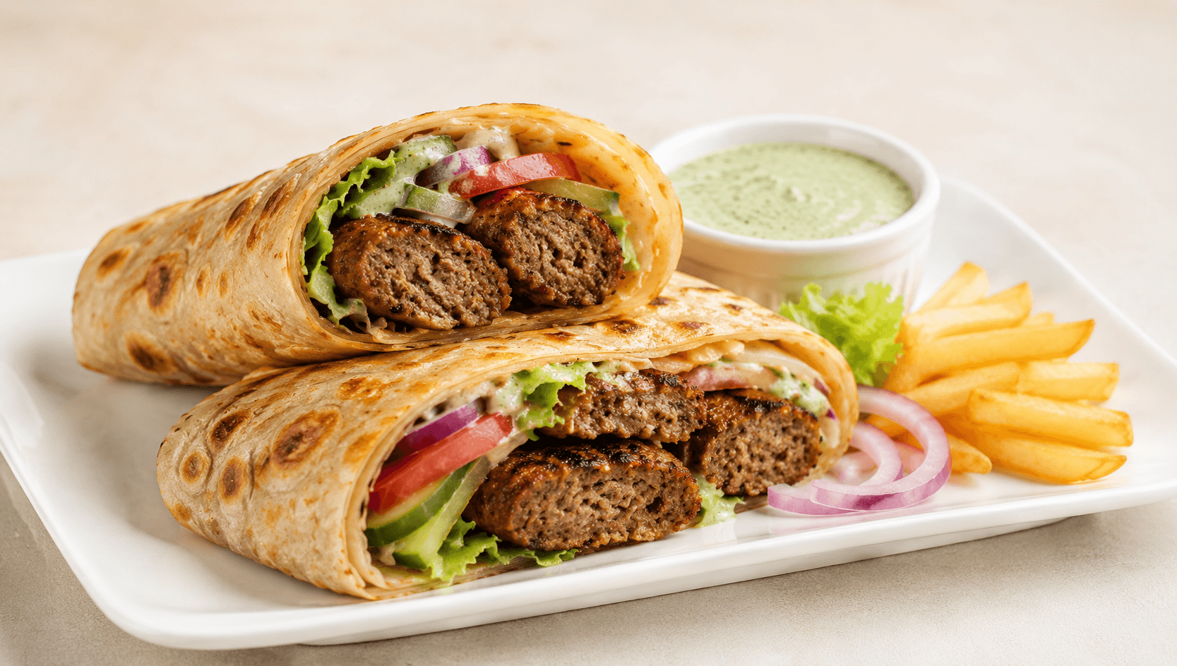 Kabab Paratha Roll